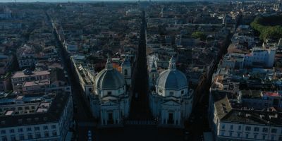 Frame di ripresa video con drone